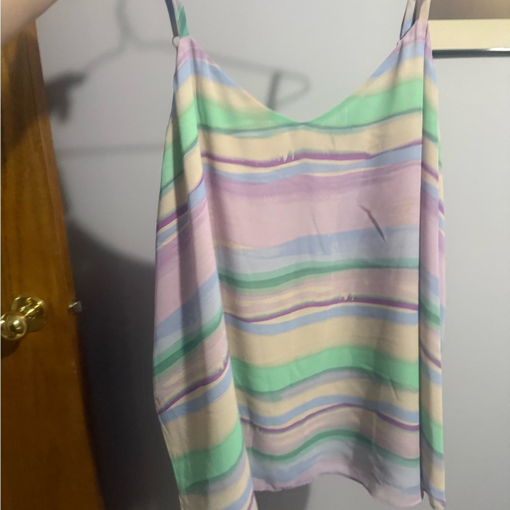 NET Torrid Pastel Striped Camisole